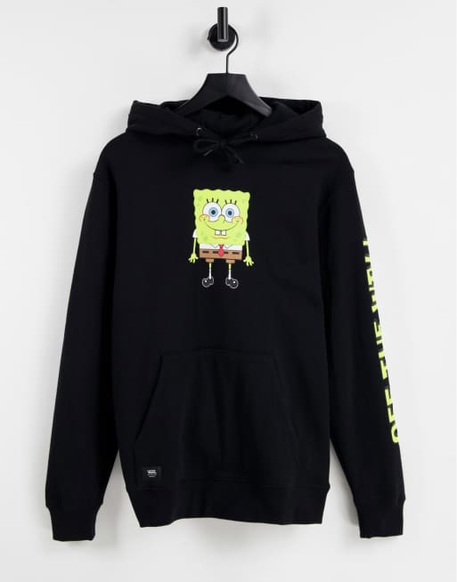 Vans X Spongebob Happy Face hoodie in black