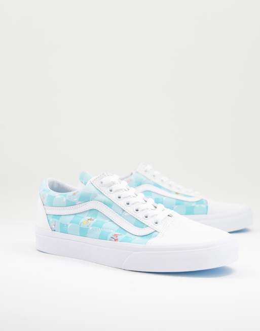 Vans x Spongebob Old Skool - Bikini Bubble - Sneakers bianche | ASOS