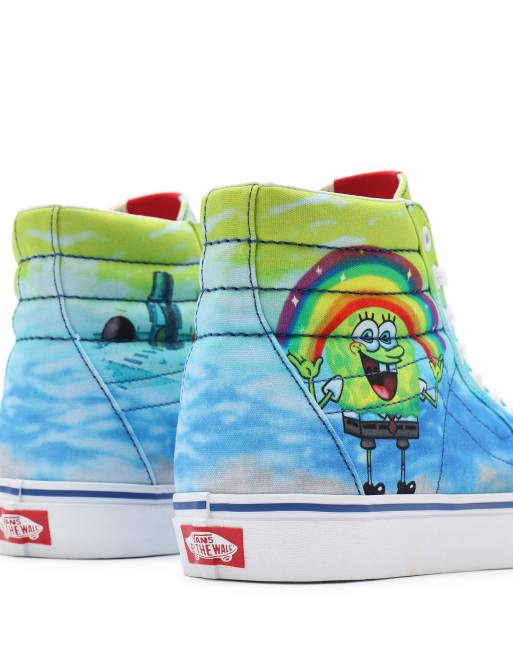 Vans X Spongebob SK8 Hi Imagination trainers in multi