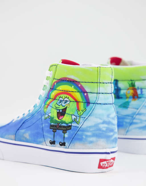 Vans sk8 hot sale hi spongebob