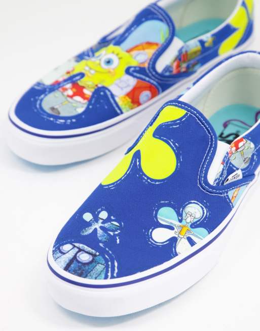 Vans x outlet spongebob slip on