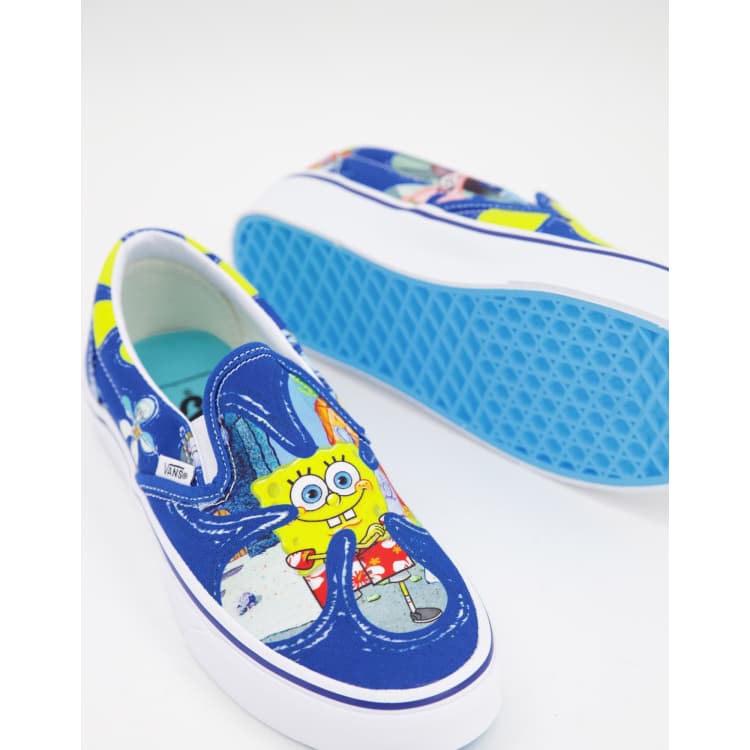 Vans slip hot sale on x spongebob