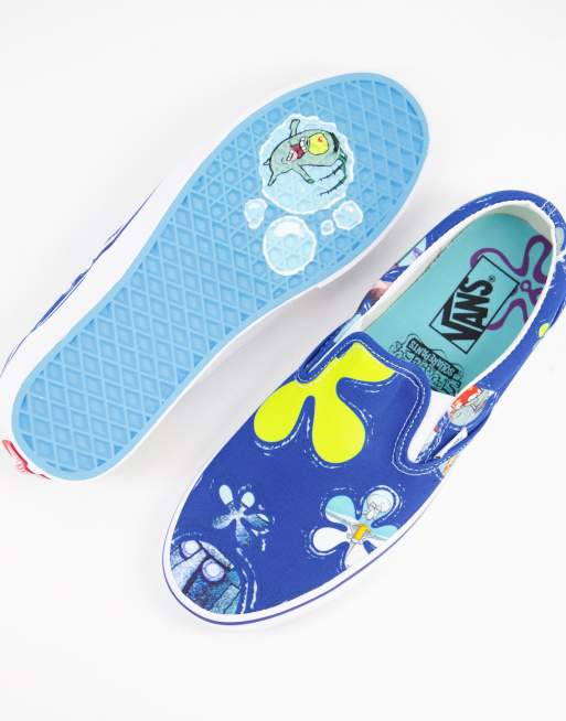 Spongebob vans hotsell aloha blue