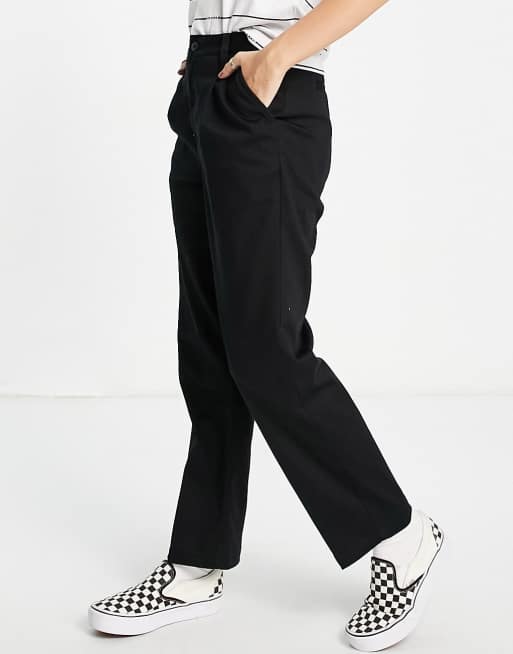 Vans x Surf Supply - Ainara - Sorte chinos med lige pasform, 4 af 4
