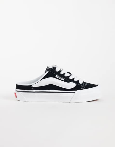 Vans x SZA Knu Skool Mule in black and white - view 1