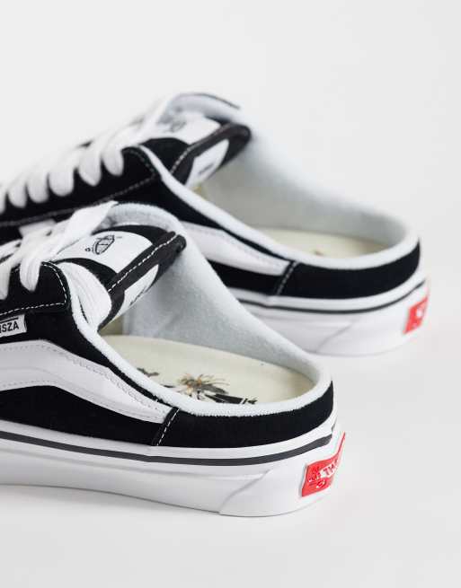 Vans x SZA Knu Skool Mule in black and white, 5 of 5