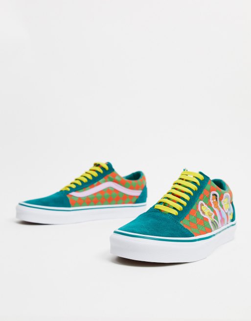 Vans X The Simpsons Moe's Old Skool trainers in multi