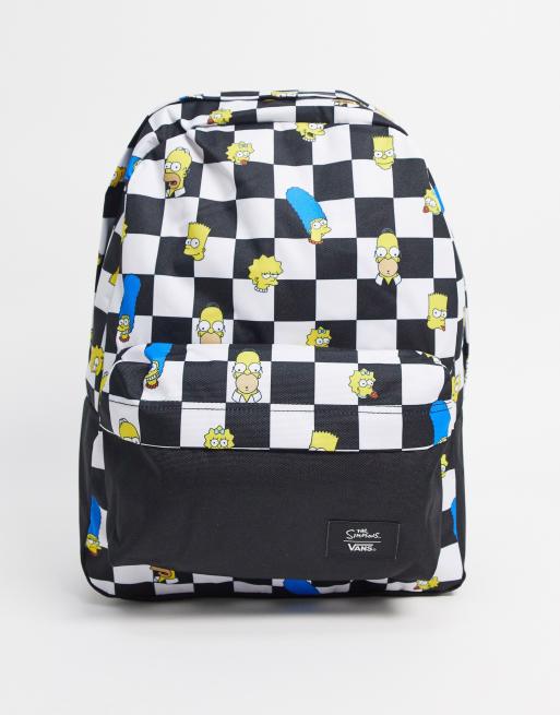 X The Simpsons Old Skool III in checkerboard | ASOS