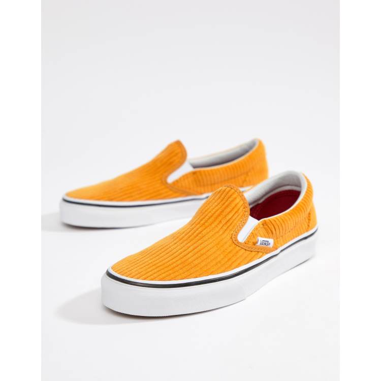 Orange corduroy hot sale vans