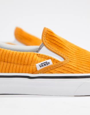 yellow vans corduroy