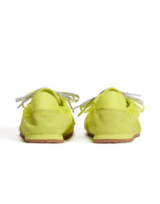 Vans - zapatillas ballet Slp en verde brillante, 3 de 4