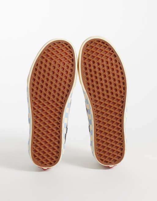 Vans - zapatillas Classic Slip-On a cuadros rosas y azules, 5 de 5