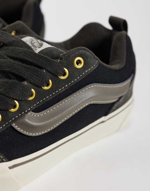 Vans - zapatillas de deporte Knu Skool en negro y gris, 4 de 5