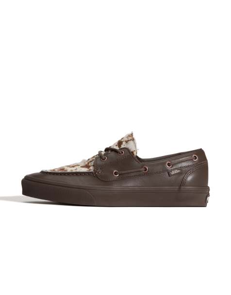 Vans - Zapatillas deportivas marrón medio estilo náuticos con 2 ojales - view 1