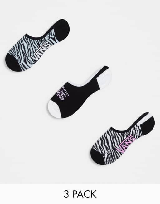 Vans - Zebra Daze Canoodle - Sorte sokker
