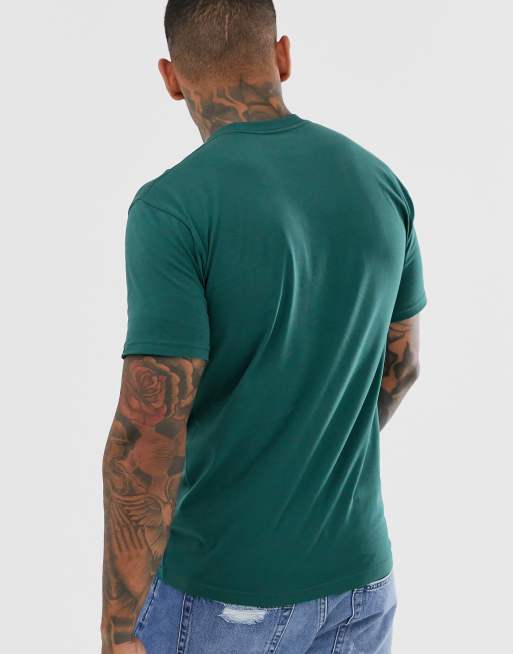Vans – Zielony t-shirt z małym logo, 2 z 4