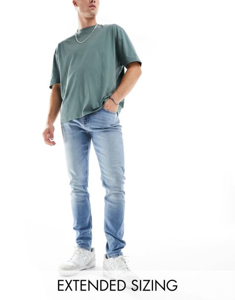 Pantalones jeans pitillos online para hombres