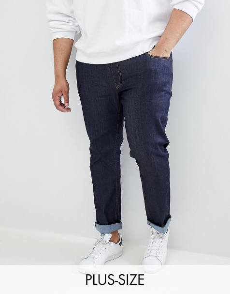 Vaqueros ajustados con lavado medio de Burton Menswear Big & Tall - view 1