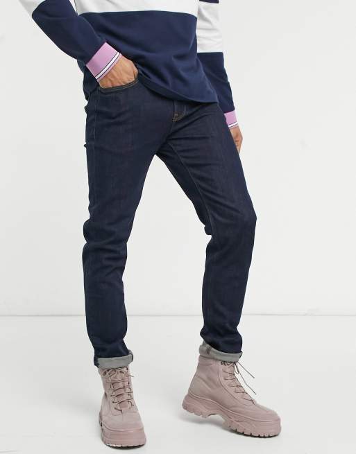 Vaqueros ajustados en añil de ASOS DESIGN