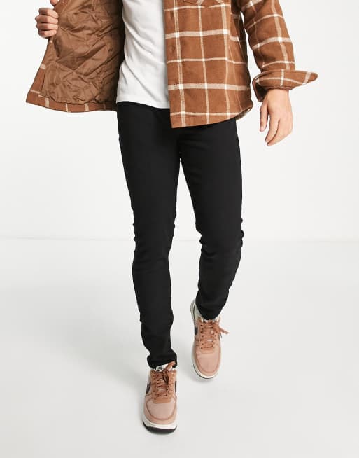 Vaqueros ajustados en negro de Only & Sons