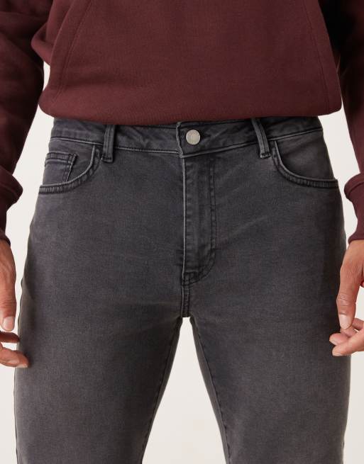 Vaqueros ajustados en negro desgastado de ASOS DESIGN, 4 de 5