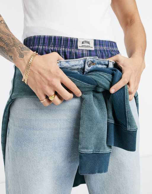 Vaqueros amplios con lavado claro azul de ASOS DESIGN, 3 de 4