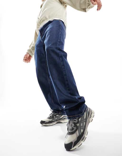 Vaqueros azul actual de pernera recta holgada Space de Weekday