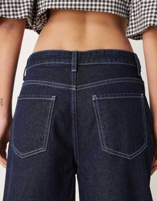 Vaqueros azul añil de estilo años 70 y corte muy ancho acampanado de ASOS DESIGN, 5 de 5
