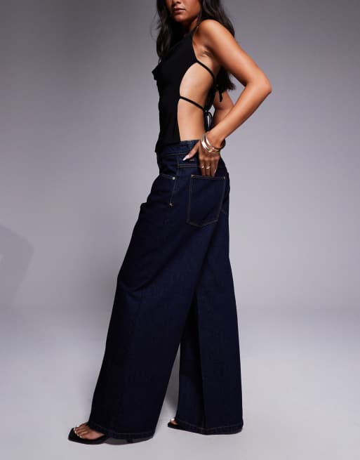 Vaqueros azul añil muy holgados de talle bajo 99 de Abrand Jeans, 3 de 5