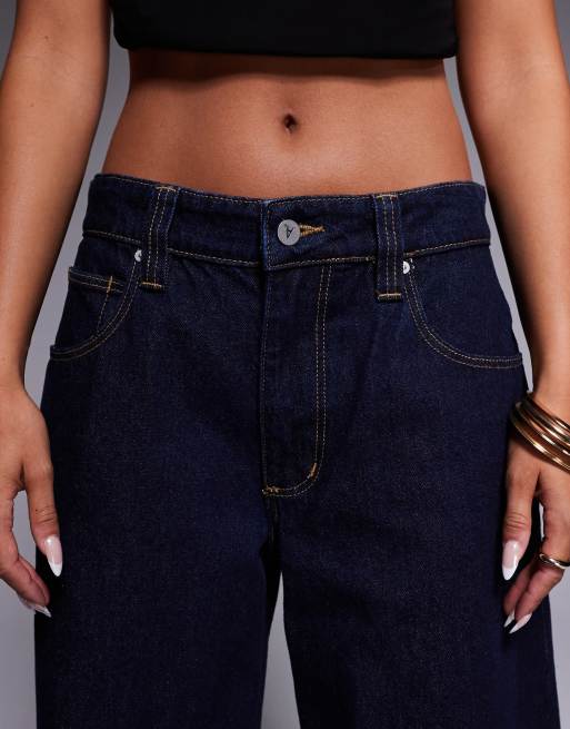 Vaqueros azul añil muy holgados de talle bajo 99 de Abrand Jeans, 4 de 5
