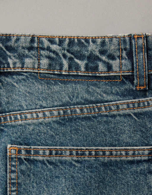 Vaqueros azul auténtico de corte recto con lavado medio de estilo años 90 de ASOS DESIGN Circular Design Collection , 6 de 7
