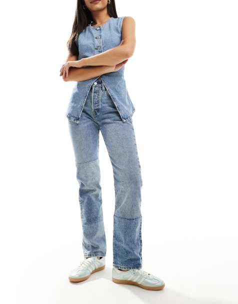 Vaqueros azul claro con diseño en contraste 501 Clean Craft de Levi's - view 1