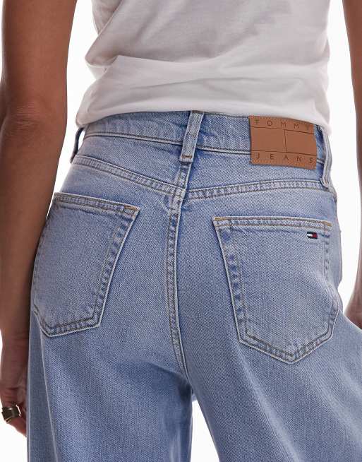 Vaqueros azul claro de pernera ancha y talle alto Charlie de Tommy Jeans, 4 de 5