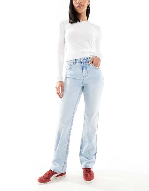 Vaqueros azul claro de pernera recta y talle alto Tessa de Vero Moda - view 1
