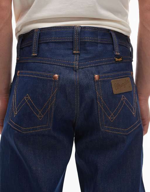 Vaqueros azul de pernera recta de denim crudo Super Capsule de Wrangler, 5 de 5