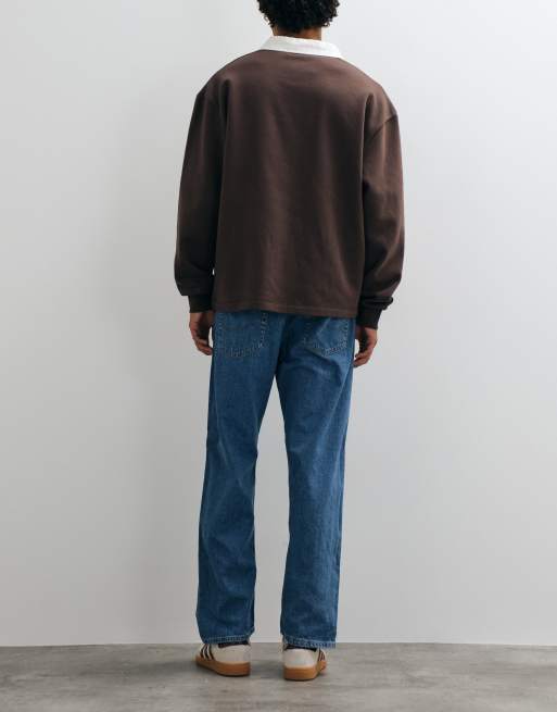 Vaqueros azul envejecido de corte suelto Eddie de Jack & Jones, 2 de 5