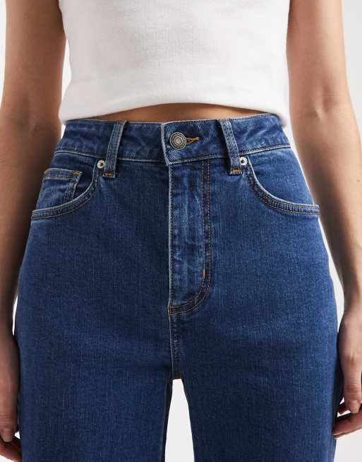 Vaqueros azul géminis elásticos de pernera ancha curvada de Cotton On, 5 de 5