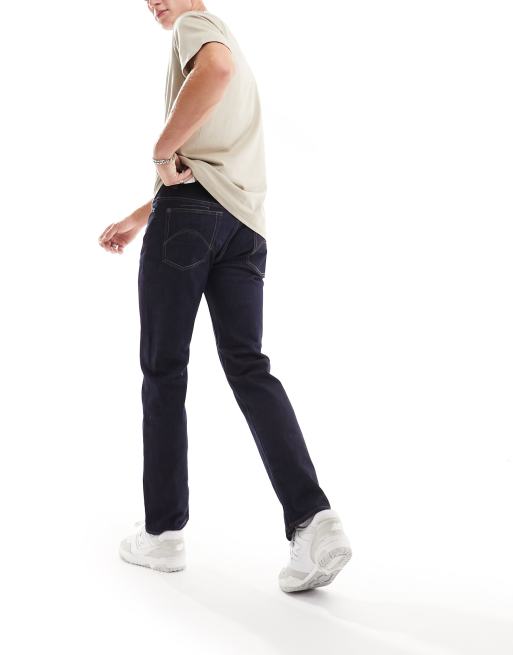 Vaqueros azul lavado de pernera recta de Pretty Green, 4 de 5