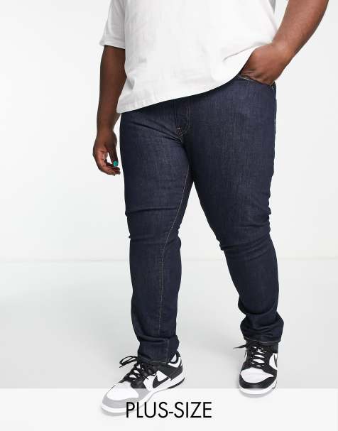 Vaqueros azul marino de corte slim tapered 512 de Levi's Big & Tall - view 1