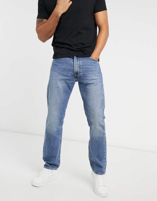 Vaqueros azul medio con lavado vintage de corte recto 551z Authentic de Levi's