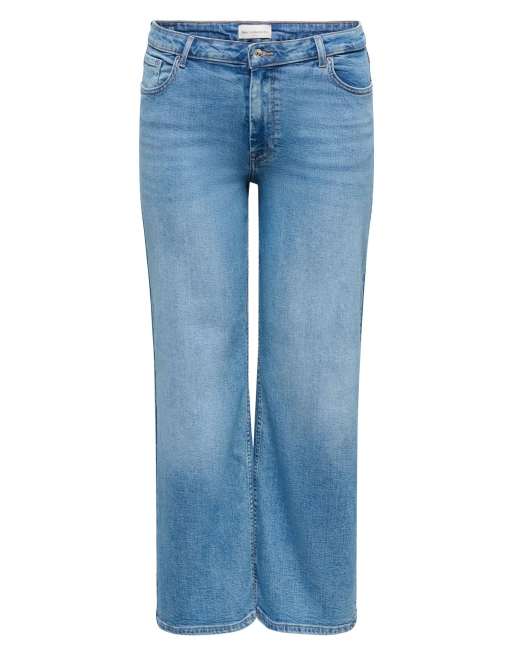 Vaqueros azul medio de corte ancho de ONLY Curve, 7 de 7