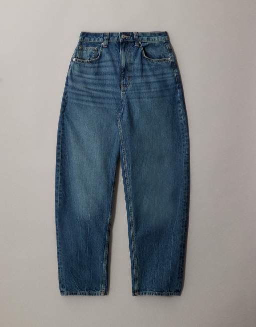 Vaqueros azul medio de corte barrel slim de ASOS DESIGN , 5 de 7