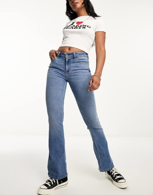 Vaqueros azul medio de corte bootcut de Hollister IiscmShops