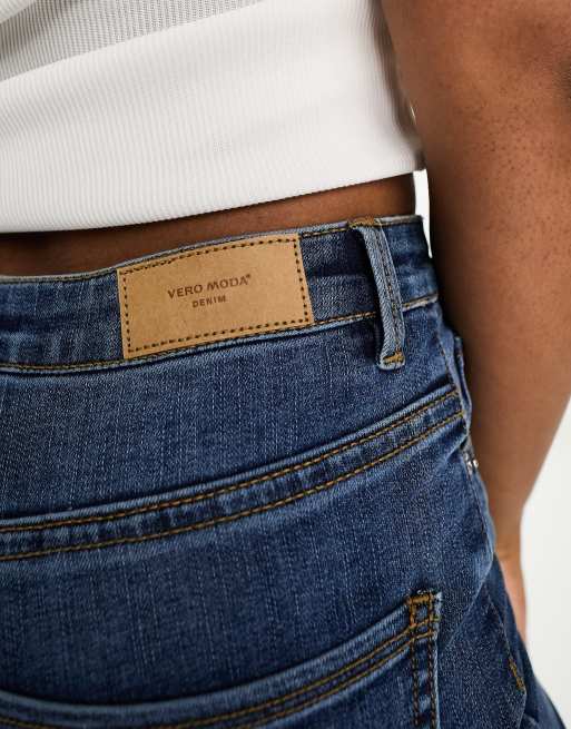 Vaqueros azul medio de corte pitillo y talle alto de Vero Moda , 5 de 5