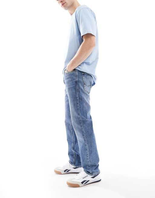Vaqueros azul medio de corte recto Clark de Jack & Jones, 2 de 5