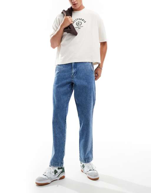 Vaqueros azul medio de corte recto estilo chinos con pinzas Authentic XX de Levi's