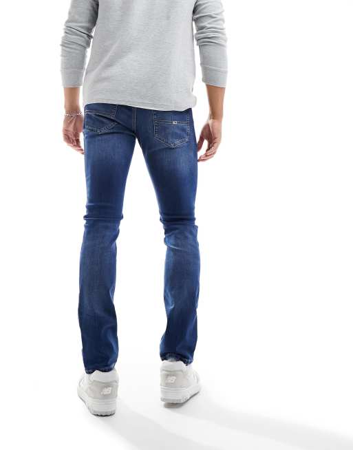 Vaqueros azul medio de corte slim Scanton de Tommy Jeans ASOS