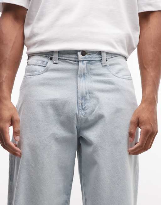 Vaqueros azul medio de corte tapered holgado y estilo worker 958 de Dickies, 5 de 5