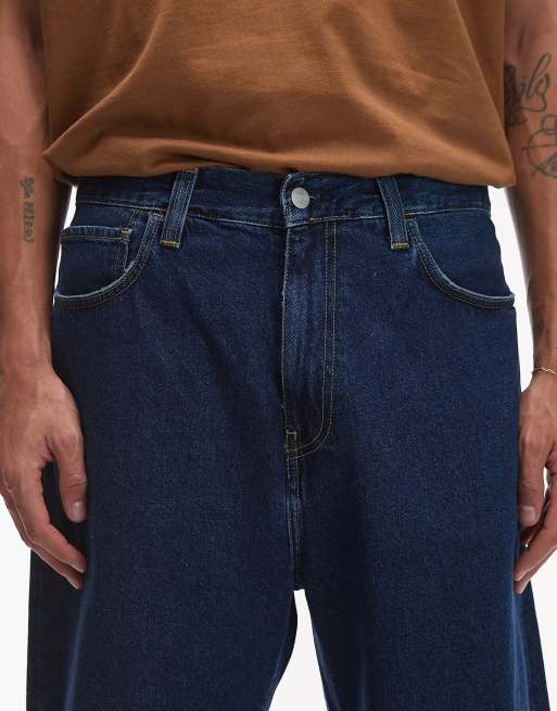 Vaqueros azul medio de corte tapered suelto Landon de Carhartt WIP, 5 de 5