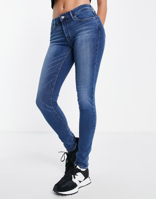 Vaqueros azul medio pitillo 711 de Levi's